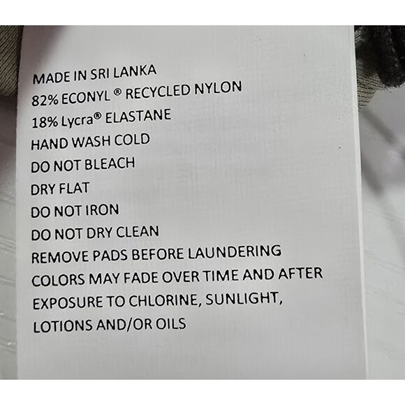 NWT PrAna Women's Willow Falls Reversible Swim Top in Mirage Size Medium Blue - Picture 8 of 8